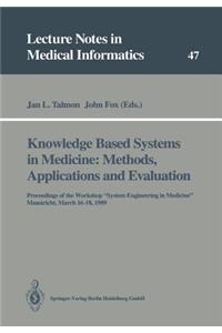 Knowledge Based Systems in Medicine: Methods, Applications and Evaluation