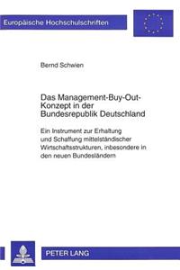 Das Management-Buy-Out-Konzept in der Bundesrepublik Deutschland