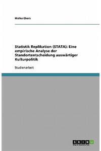 Statistik Replikation (Stata)