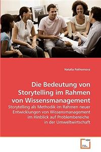 Die Bedeutung von Storytelling im Rahmen von Wissensmanagement