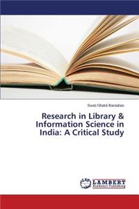 Research in Library & Information Science in India