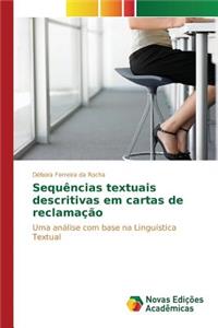 Sequências textuais descritivas em cartas de reclamação