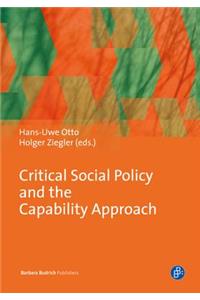Critical Social Policy and the Capability Approach