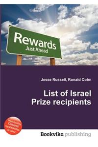 List of Israel Prize Recipients