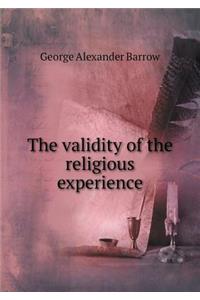 The Validity of the Religious Experience