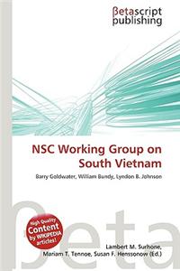 Nsc Working Group on South Vietnam