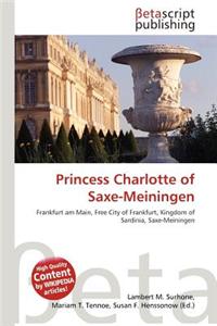 Princess Charlotte of Saxe-Meiningen