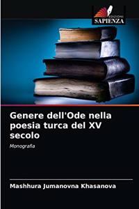 Genere dell'Ode nella poesia turca del XV secolo