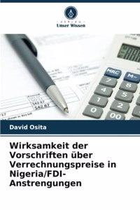 Wirksamkeit der Vorschriften über Verrechnungspreise in Nigeria/FDI-Anstrengungen