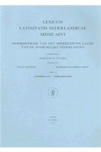 Lexicon Latinitatis Nederlandicae Medii Aevi, Fascicle 44: Woordenboek Van Het Middeleeuws Latijn Van de Noordelijke Nederlanden