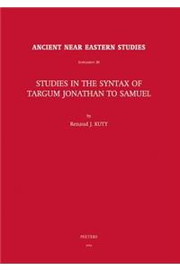 Studies in the Syntax of Targum Jonathan to Samuel