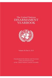 United Nations Disarmament Yearbook 2015