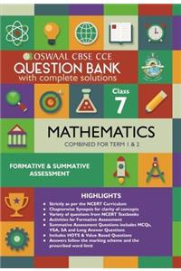Oswaal CBSE CCE Question Banks Mathematics for Class 7