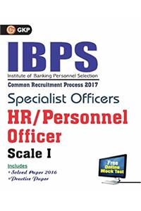 IBPS Specialist Officers HR/Personnel Officer Scale I 2017