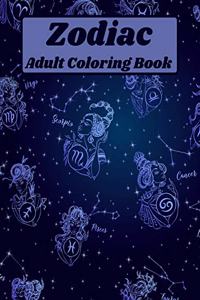 Zodiac Adult Coloring Book