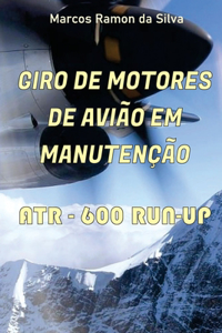 Giro de Motor de Avião Em Manutenção