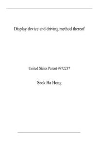 Display device and driving method thereof