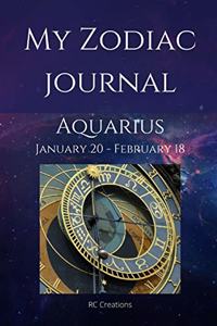 Zodiac Journal - Diary - Horoscope Journal for an Aquarius