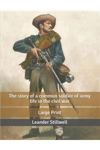 The story of a common soldier of army life in the civil war
