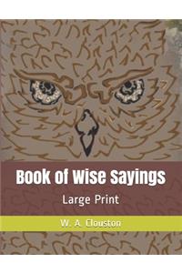 Book of Wise Sayings