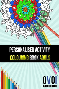 personalised activity colouring book aduls