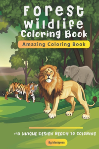 Forest wildlife Coloring Book