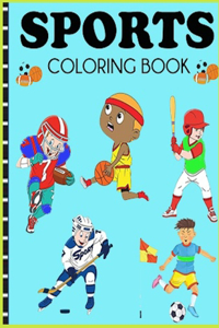 Sports coloring book