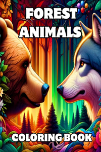 Forest Animals Coloring Book
