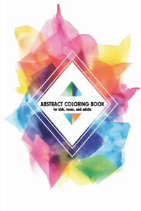 Abstract coloring book