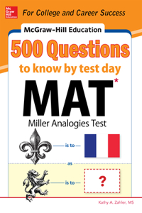 EBK MGHE 500 Questions for the MAT Test