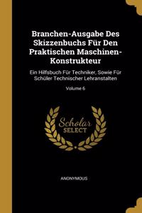 Branchen-Ausgabe Des Skizzenbuchs Für Den Praktischen Maschinen-Konstrukteur