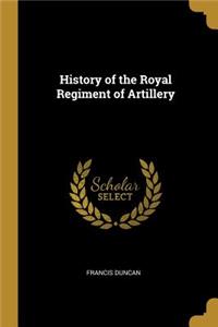 History of the Royal Regiment of Artillery