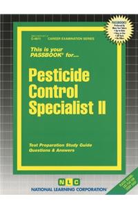 Pesticide Control Specialist II