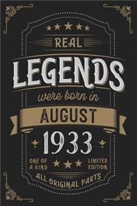 Real Legends were born in August 1933