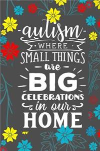 Autism Where Small Things Are Big Celebrations In Our Home