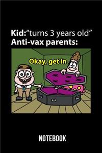 Kid turns 3 years old. Anti-Vax Parents