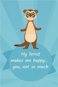 Thick Journal - Back To School Stationery Supplies - Ferret toys and accessories, ferret gifts