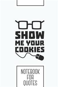 Notebook for Quotes