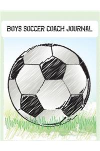 Boys Soccer Coach Journal