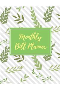 Monthly Bill Planner