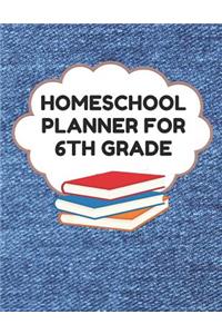 Homeschool Planner for 6th Grade