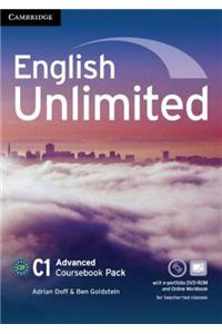 English Unlimited Advanced Coursebook with e-Portfolio and Online Workbook Pack