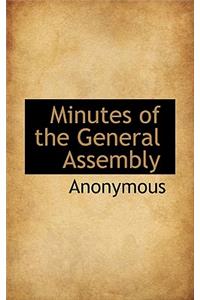 Minutes of the General Assembly