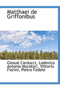 Matthaei de Griffonibus