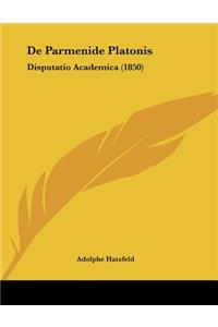 De Parmenide Platonis
