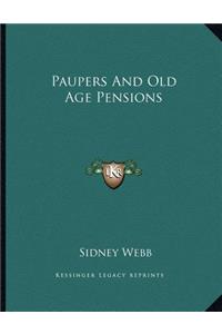 Paupers And Old Age Pensions