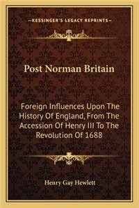 Post Norman Britain