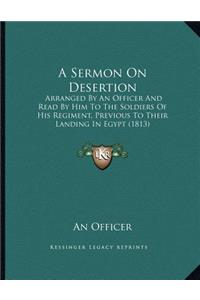 A Sermon On Desertion