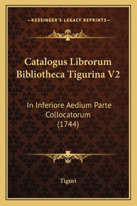 Catalogus Librorum Bibliotheca Tigurina V2