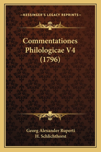 Commentationes Philologicae V4 (1796)